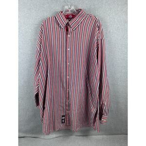 VTG Headmaster Designer Label LA Clippers Shirt‎ Men's 5X Long Sleeve Button Up